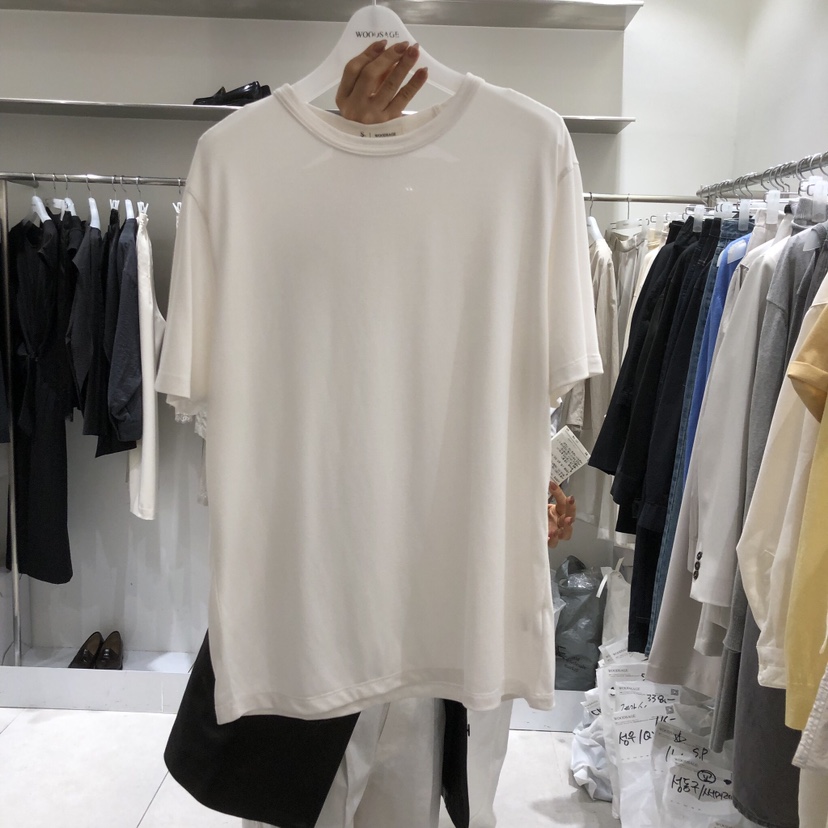 WOOD SAGE東大門代購女裝新品時尚熱賣職業26春夏人氣T恤WOOD SAGET恤圖色1