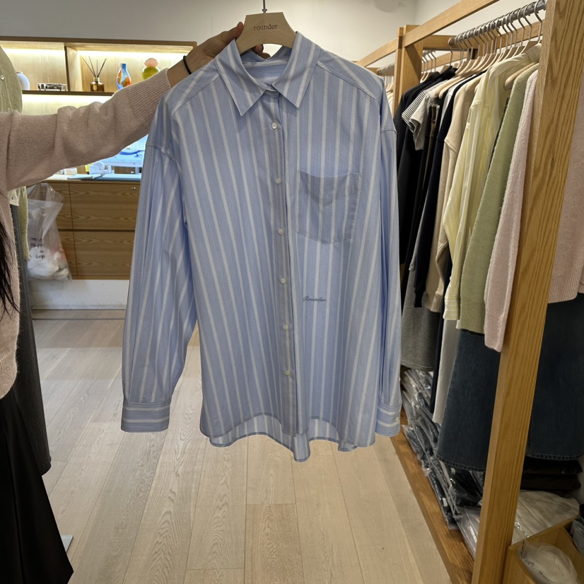 ROUNDER東大門實拍女裝新款時尚真品休閑推薦熱賣襯衫蕾絲衫ROUNDER襯衫/蕾絲衫圖色2