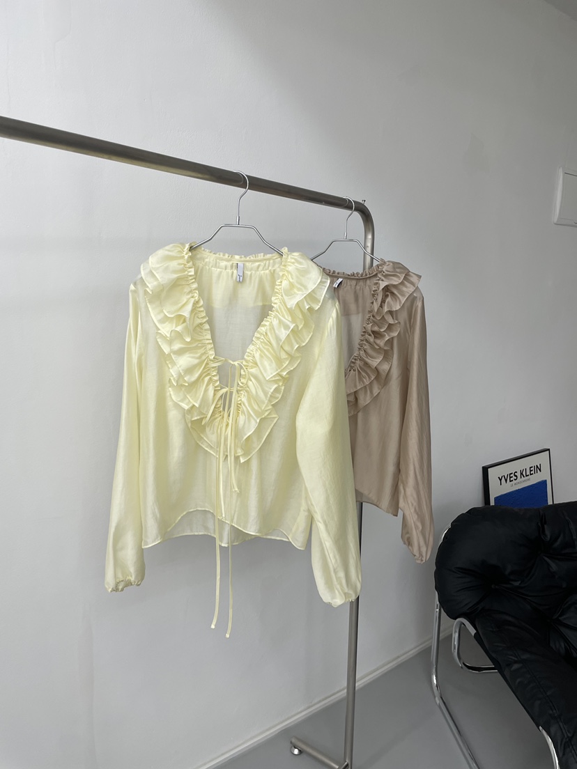 JOURNEY東大門代購女裝新品時尚職業人氣26春夏襯衫蕾絲衫JOURNEY襯衫/蕾絲衫