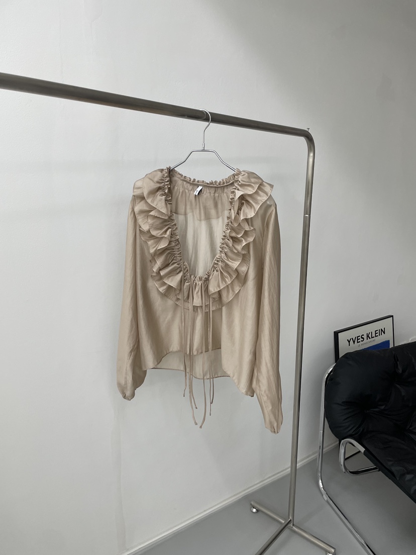 JOURNEY東大門代購女裝新品時尚職業人氣26春夏襯衫蕾絲衫JOURNEY襯衫/蕾絲衫圖色2