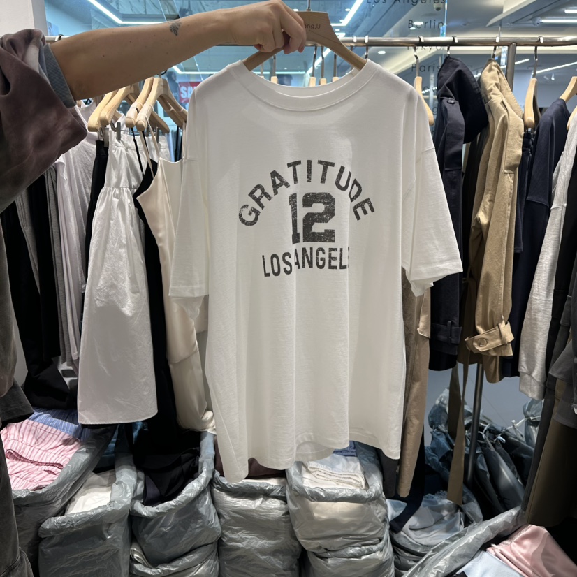 HONG.U東大門實拍女裝新品時尚休閑26春夏推薦真品職業T恤HONG.UT恤圖色1