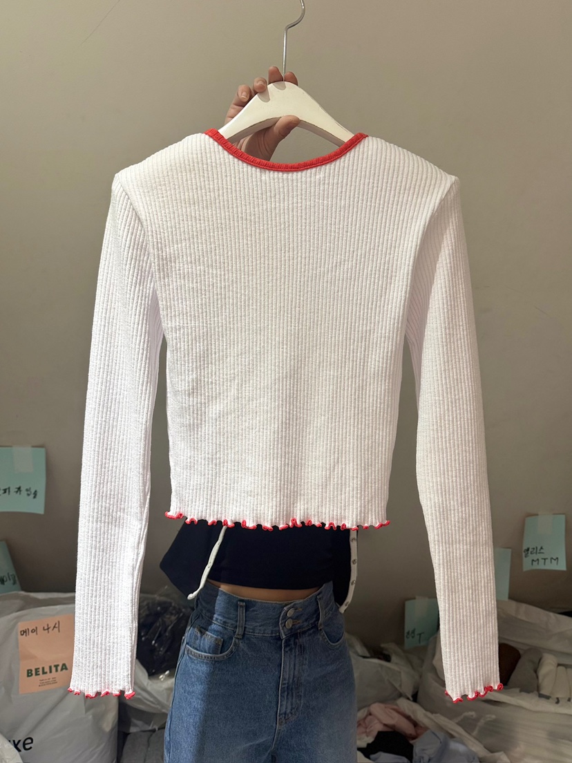 BELITA-L韓國直郵女裝新品推薦人氣真品熱賣針織衫開衫紐扣BELITA-L針織衫