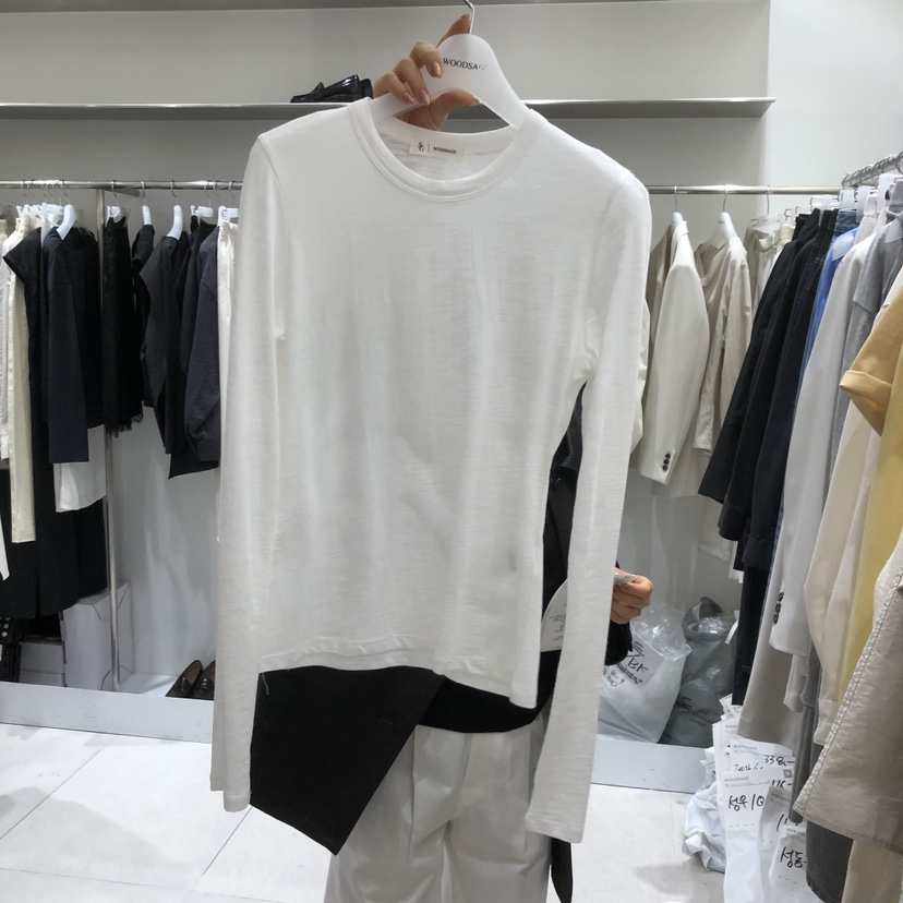 WOOD SAGE韓國代購女裝新款熱賣休閑推薦時尚26春夏長袖T恤WOOD SAGE長袖T恤圖色6