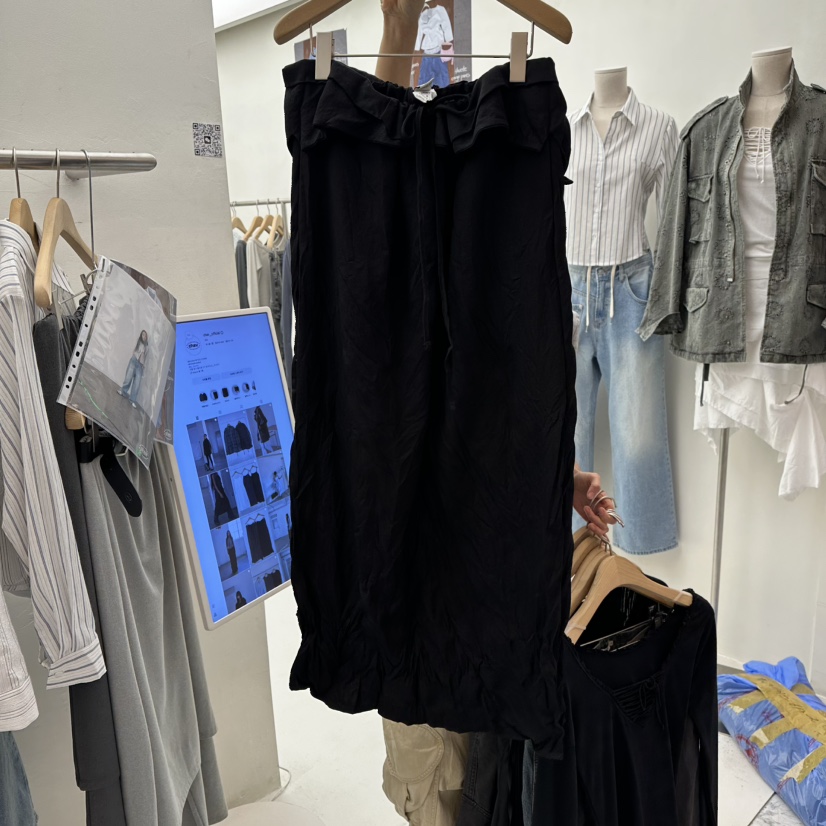 CHAV東大門直郵女士新品人氣熱賣推薦26春夏職業時尚長裙CHAV長裙圖色2黑色