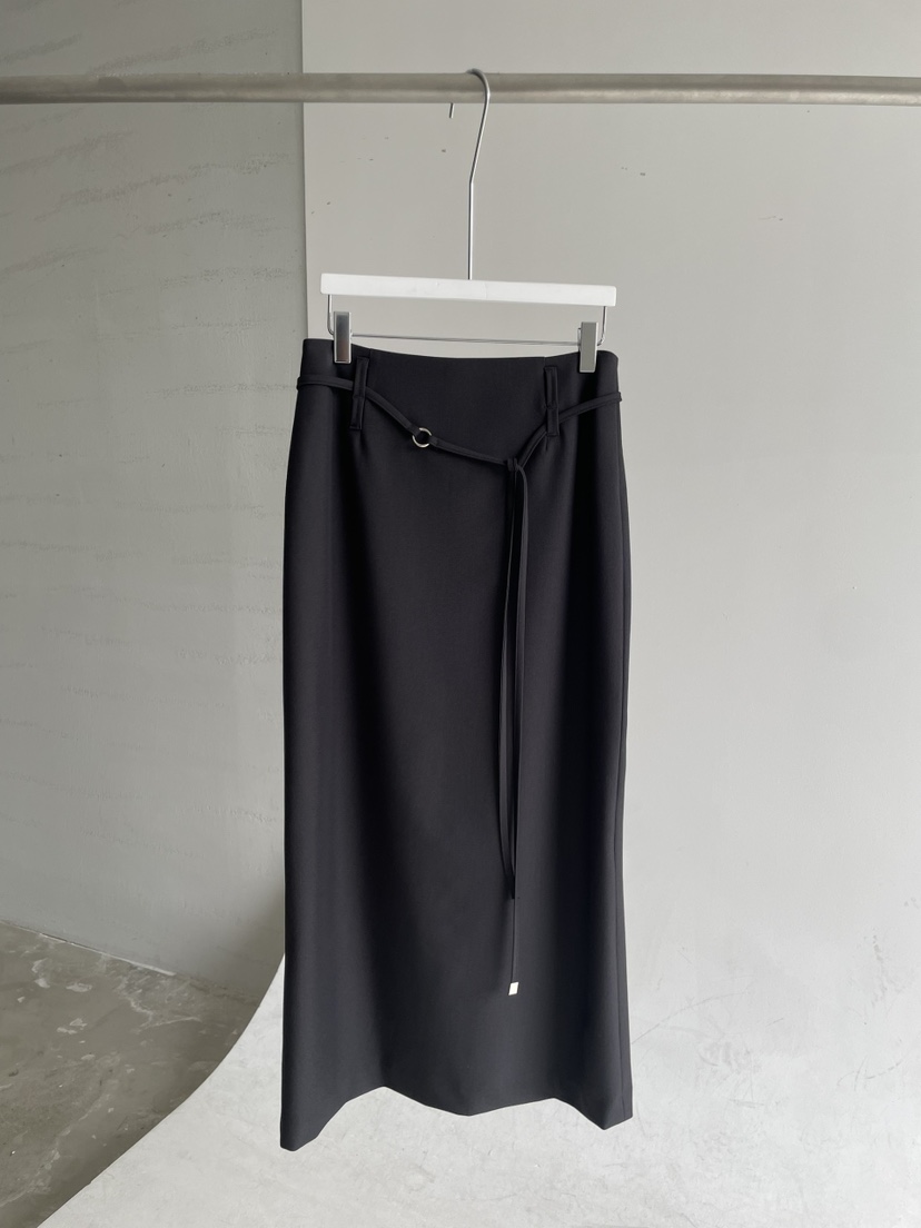 URBANE cloth東大門代購女裝新款職業人氣26春夏真品長裙URBANE cloth長裙圖色1墨色