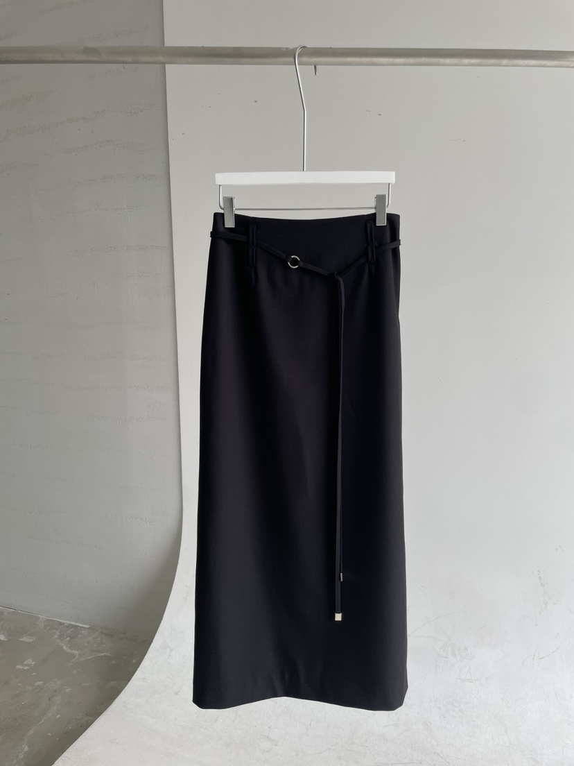 URBANE cloth東大門代購女裝新款職業人氣26春夏真品長裙URBANE cloth長裙圖色2黑色