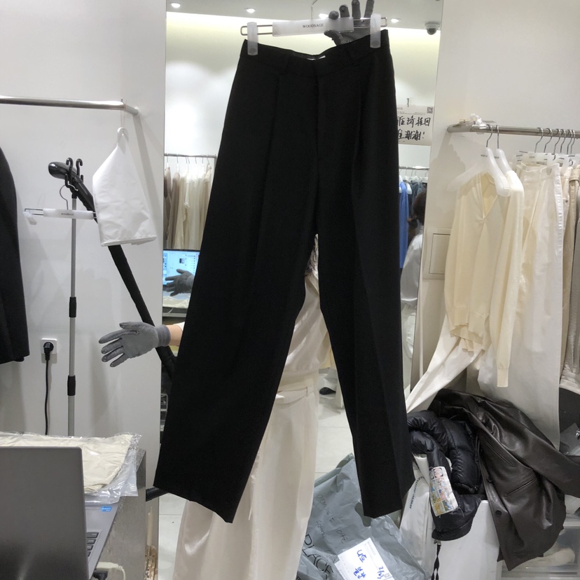 WOOD SAGE韓國代購女裝新品26春夏推薦熱賣時尚休閑休閑褲WOOD SAGE休閑褲圖色2