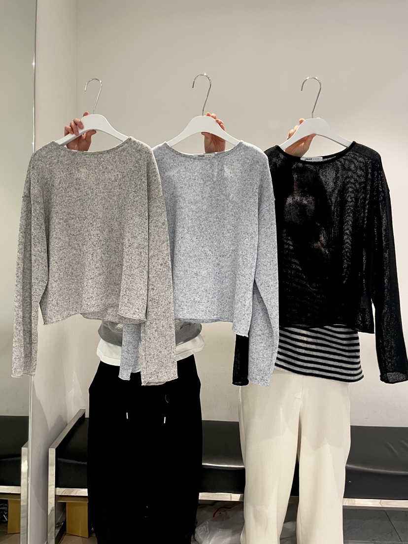 URBANE cloth東大門代購女裝新品休閑26春夏針織衫亞麻布URBANE cloth針織衫