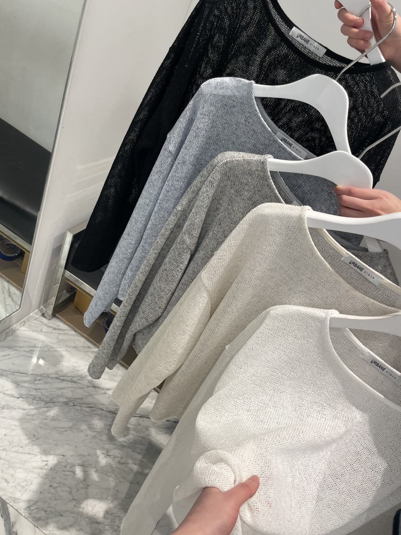 URBANE cloth東大門代購女裝新品休閑26春夏針織衫亞麻布URBANE cloth針織衫