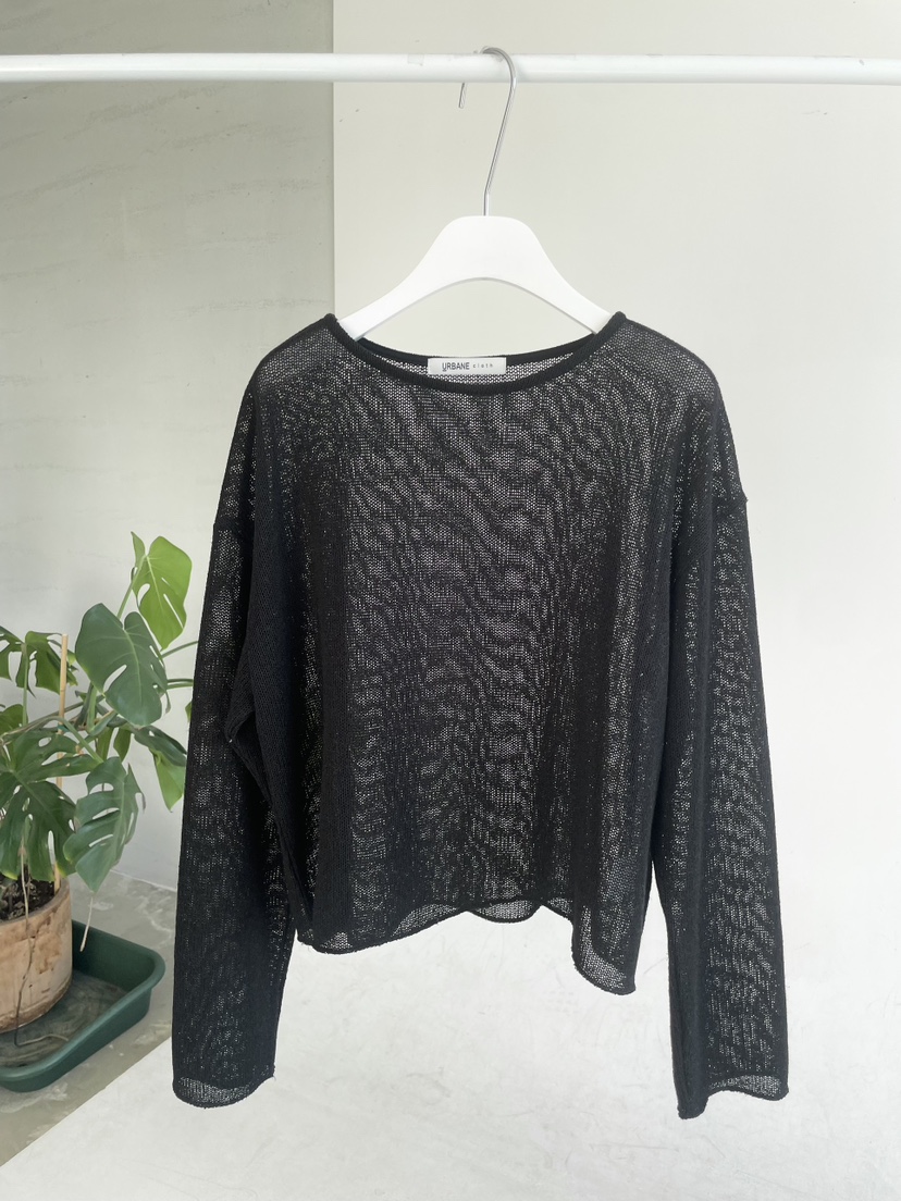 URBANE cloth東大門代購女裝新品休閑26春夏針織衫亞麻布URBANE cloth針織衫圖色5