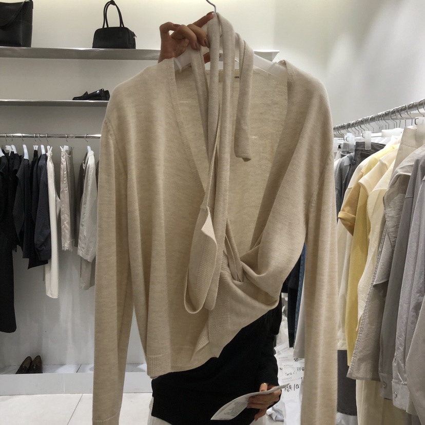 WOOD SAGE東大門實拍女裝新品休閑針織衫不含內搭真絲開衫WOOD SAGE針織衫圖色2