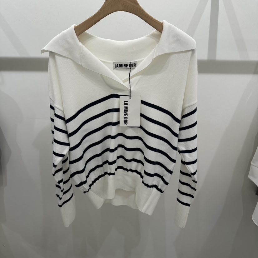 LAMINEDOR韓國直郵女裝新款26春夏休閑時尚熱賣人氣針織衫LA MINE DOR針織衫圖色1