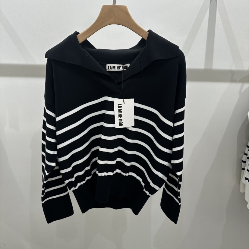 LAMINEDOR韓國直郵女裝新款26春夏休閑時尚熱賣人氣針織衫LA MINE DOR針織衫圖色2