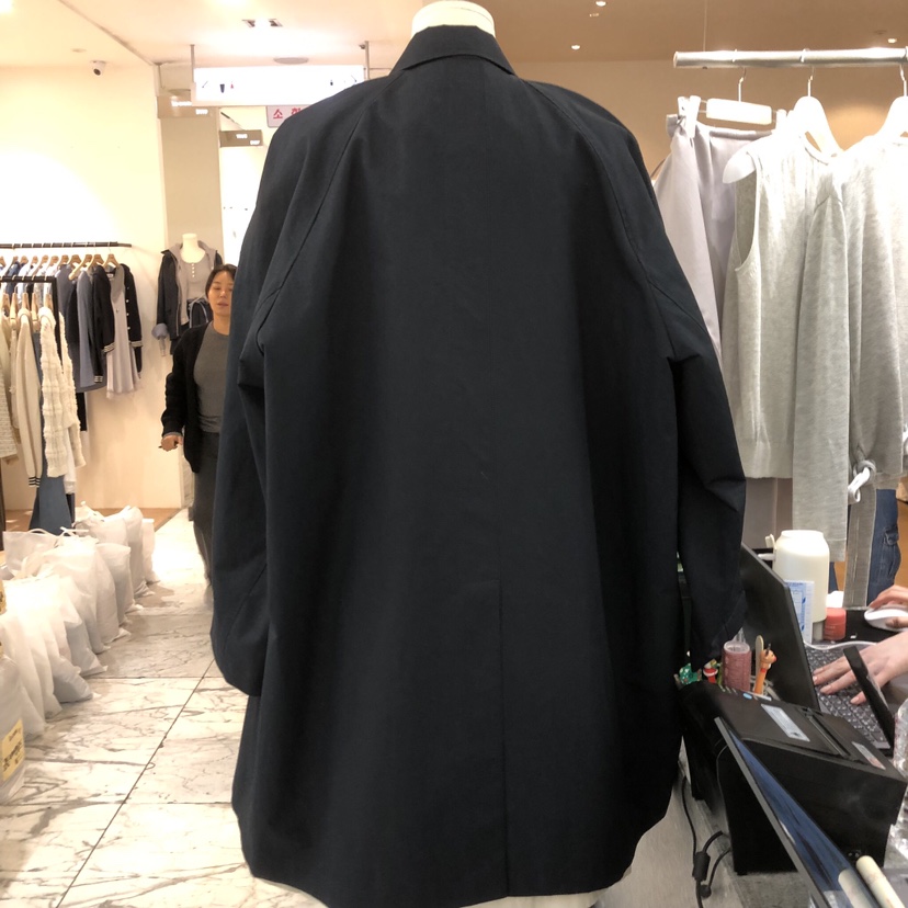 WOOD SAGE東大門代購女裝新品26春夏職業熱賣真品長款風衣WOOD SAGE長款風衣