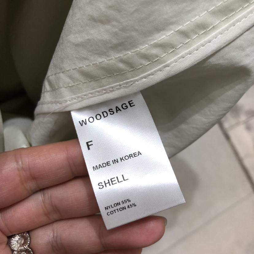 WOOD SAGE東大門代購女裝新品26春夏職業熱賣真品長款風衣WOOD SAGE長款風衣