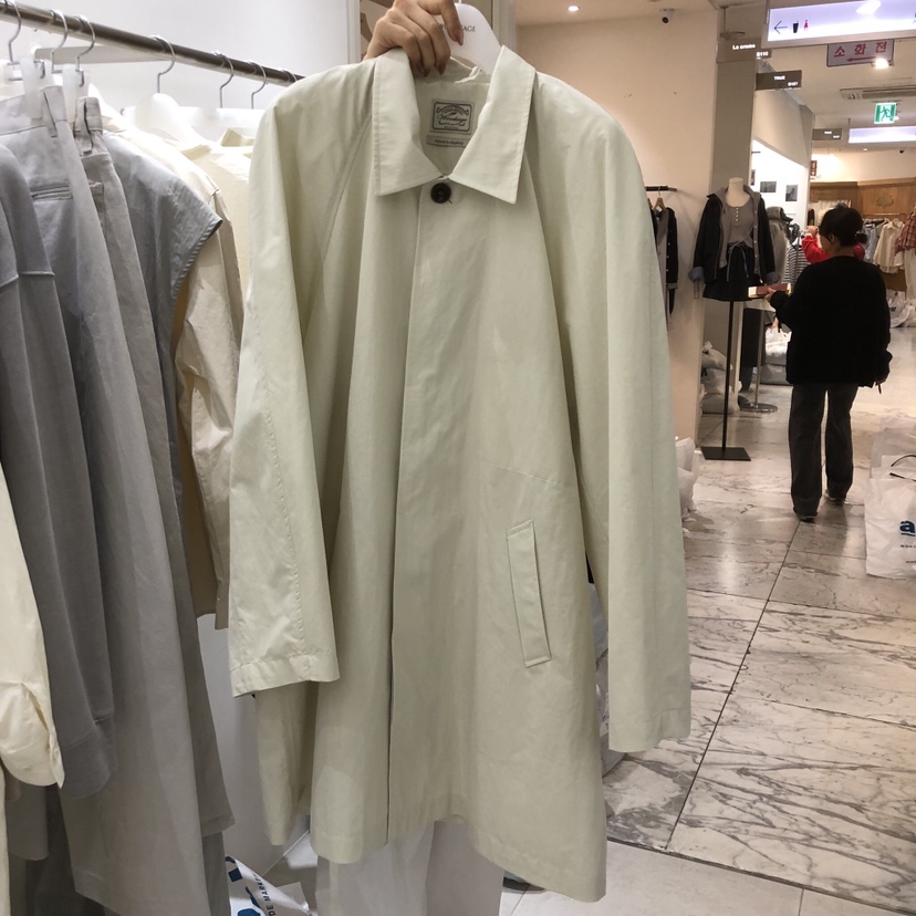 WOOD SAGE東大門代購女裝新品26春夏職業熱賣真品長款風衣WOOD SAGE長款風衣圖色2