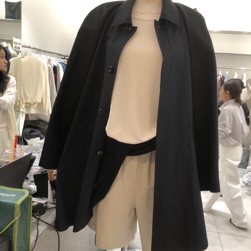 WOOD SAGE東大門代購女裝新品26春夏職業熱賣真品長款風衣WOOD SAGE長款風衣圖色3