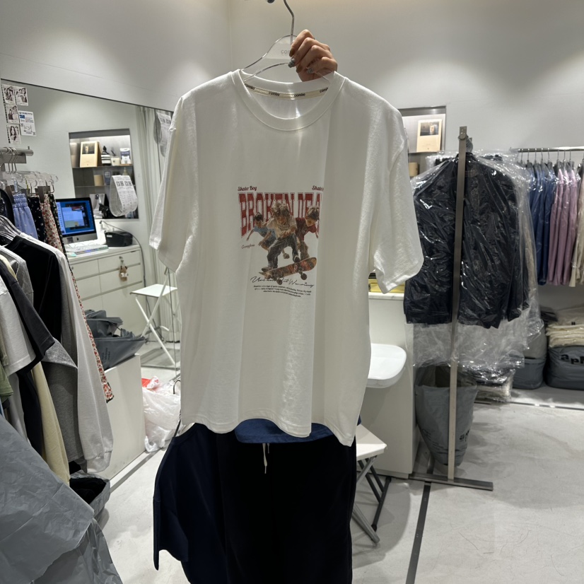 COMBO韓國代購女士新品26春夏熱賣時尚職業休閑真品推薦T恤COM_BOT恤圖色2