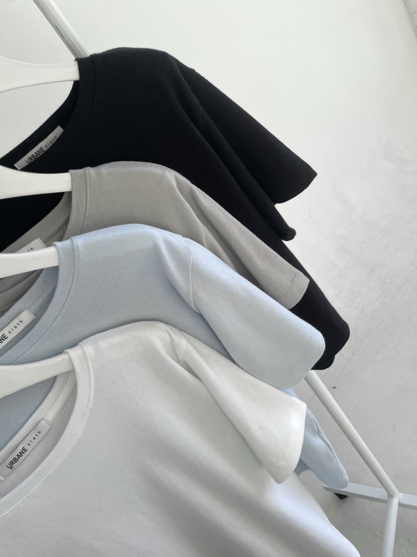 URBANE cloth韓國直郵女士新款26春夏人氣熱賣休閑T恤棉質URBANE clothT恤