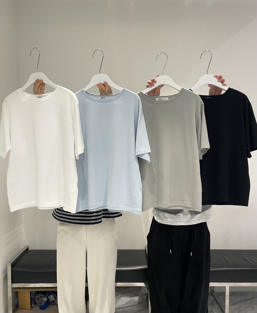 URBANE cloth韓國直郵女士新款26春夏人氣熱賣休閑T恤棉質URBANE clothT恤