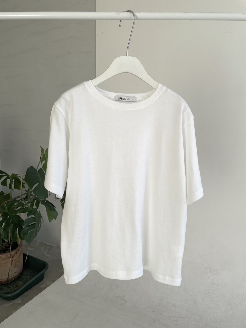 URBANE cloth韓國直郵女士新款26春夏人氣熱賣休閑T恤棉質URBANE clothT恤圖色1