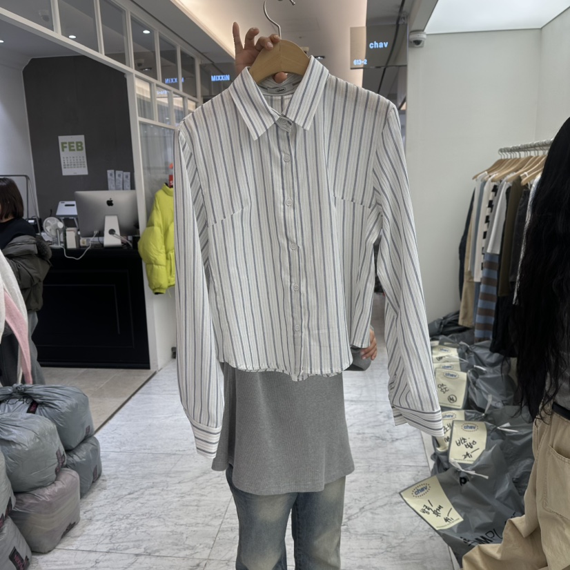 CHAV東大門代購女士新品時尚真品熱賣職業推薦襯衫蕾絲衫CHAV襯衫/蕾絲衫圖色1