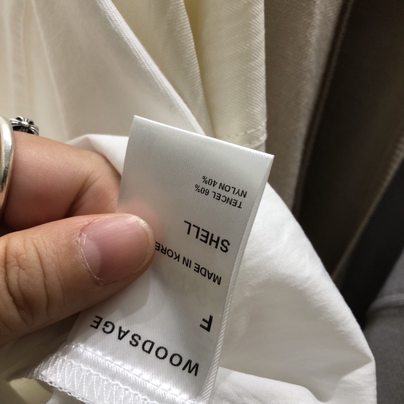 WOOD SAGE韓國直郵女士新款推薦熱賣26春夏人氣襯衫蕾絲衫WOOD SAGE襯衫/蕾絲衫