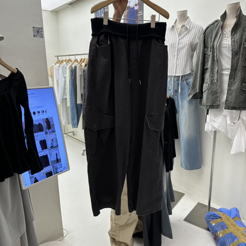 CHAV東大門直郵女裝新款推薦熱賣26春夏休閑休閑褲工裝褲CHAV休閑褲圖色2