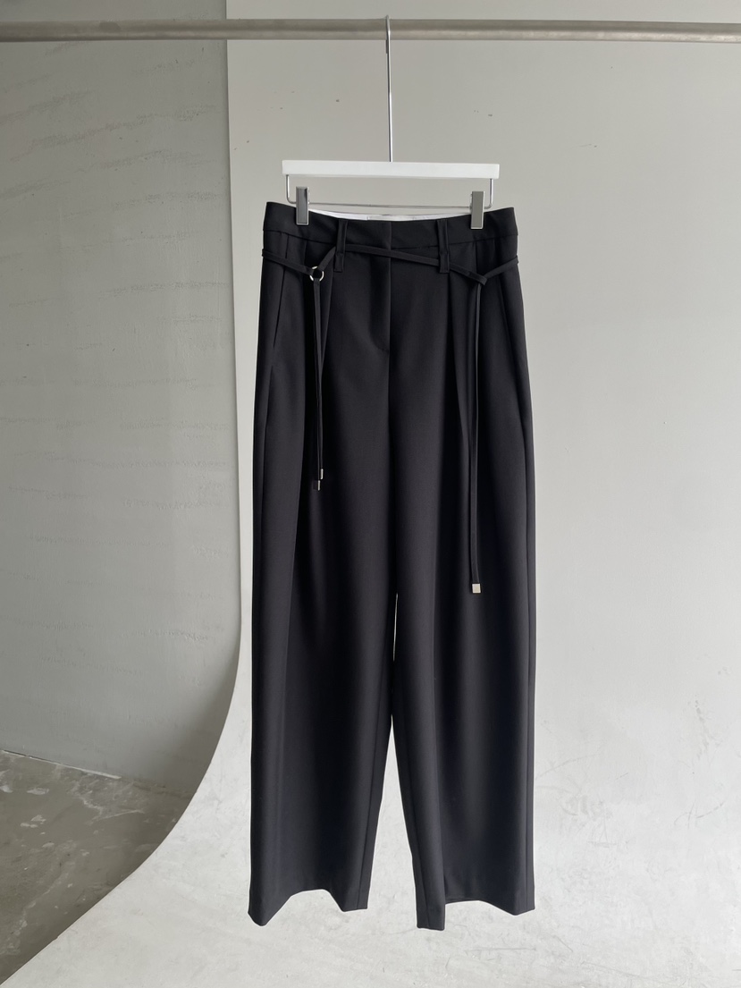 URBANE cloth韓國代購女裝新款推薦26春夏職業真品休閑褲URBANE cloth休閑褲圖色1墨色