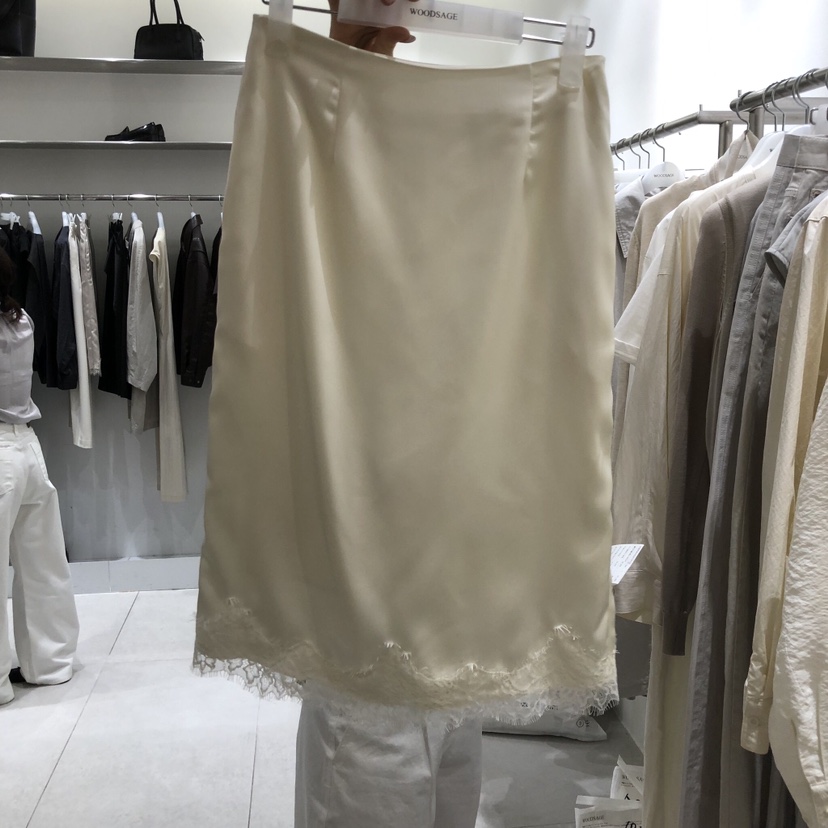 WOOD SAGE韓國代購女士新品時尚熱賣26春夏半身裙中短裙WOOD SAGE半身裙/中短裙圖色1