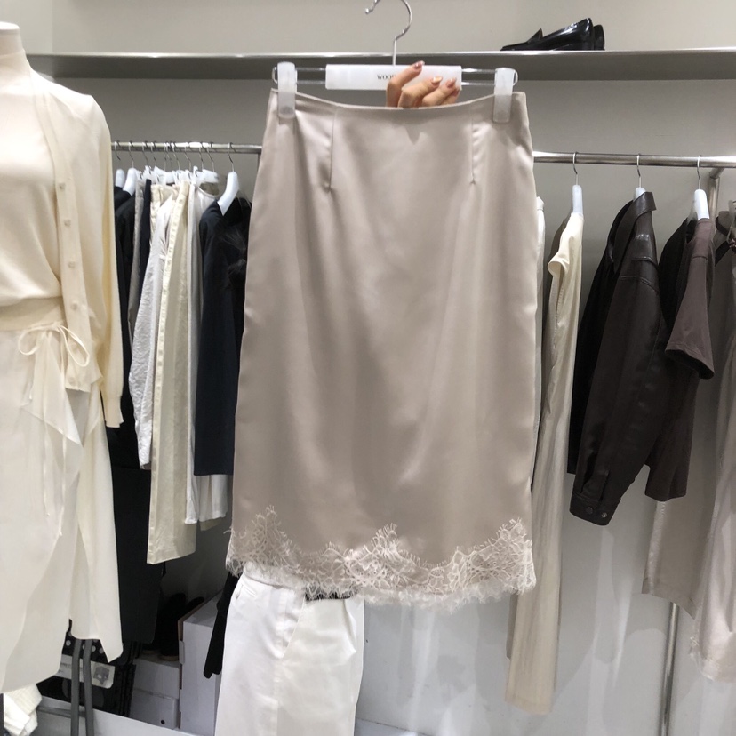 WOOD SAGE韓國代購女士新品時尚熱賣26春夏半身裙中短裙WOOD SAGE半身裙/中短裙圖色2