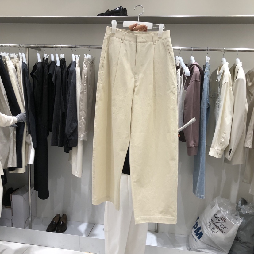WOOD SAGE東大門實拍女士新品26春夏休閑推薦休閑褲褶裥WOOD SAGE休閑褲圖色3