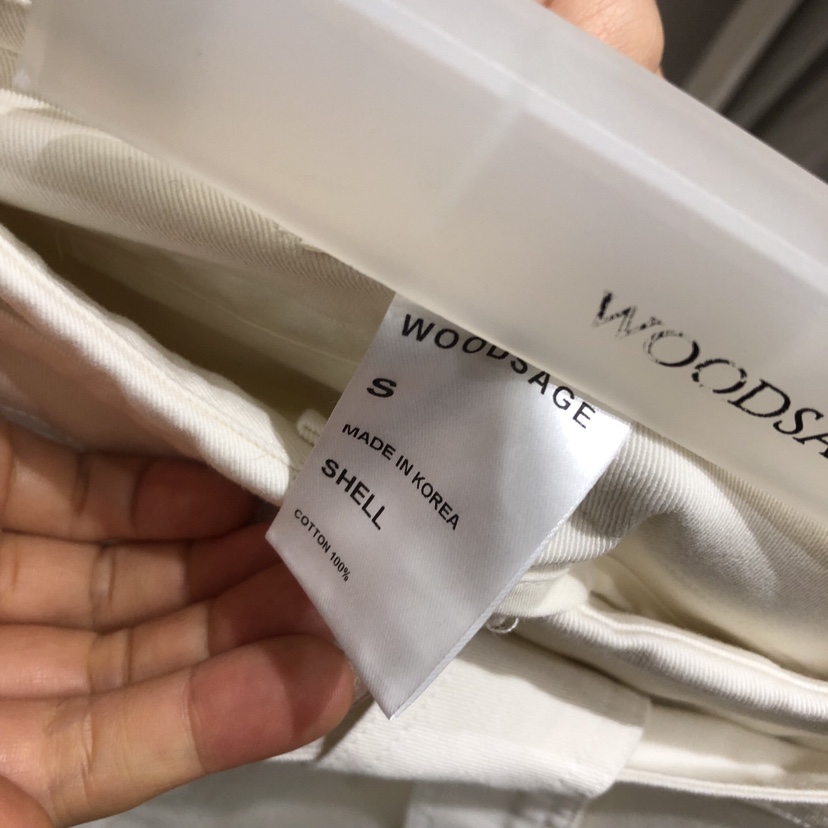 WOOD SAGE韓國代購女裝新品推薦半身裙中短裙含腰帶棉質WOOD SAGE半身裙/中短裙