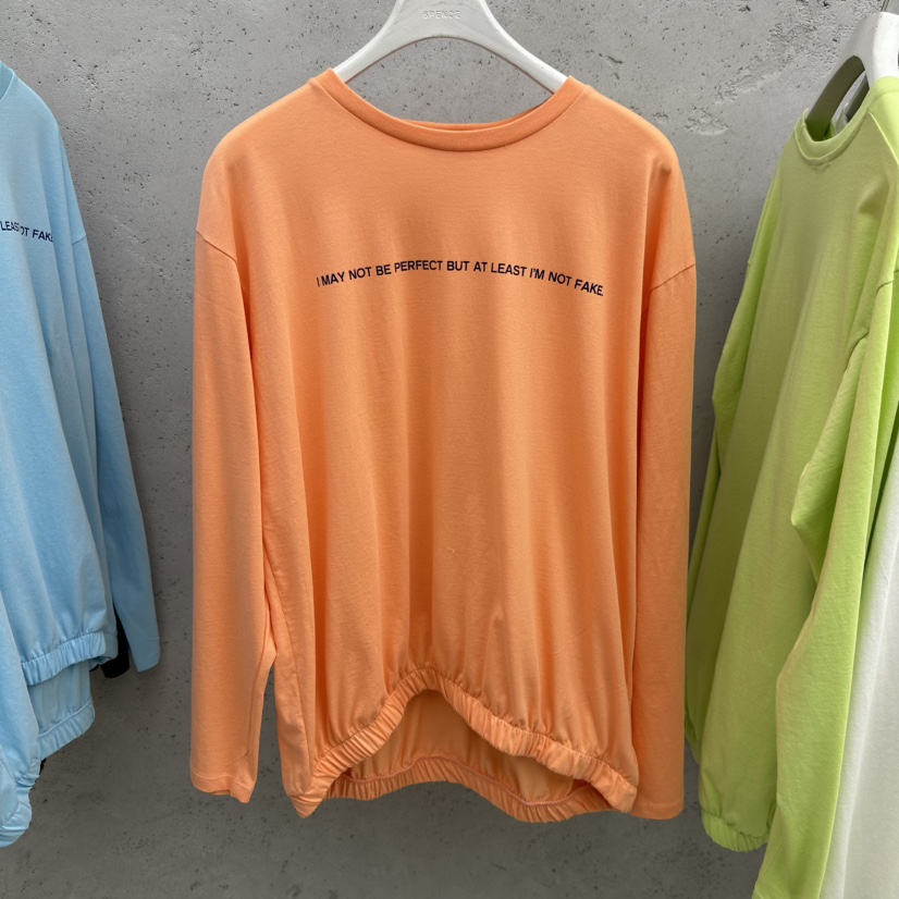 SIXTEEN韓國直郵女士新款人氣推薦休閑職業熱賣時尚長袖T恤SIXTEEN長袖T恤圖色2