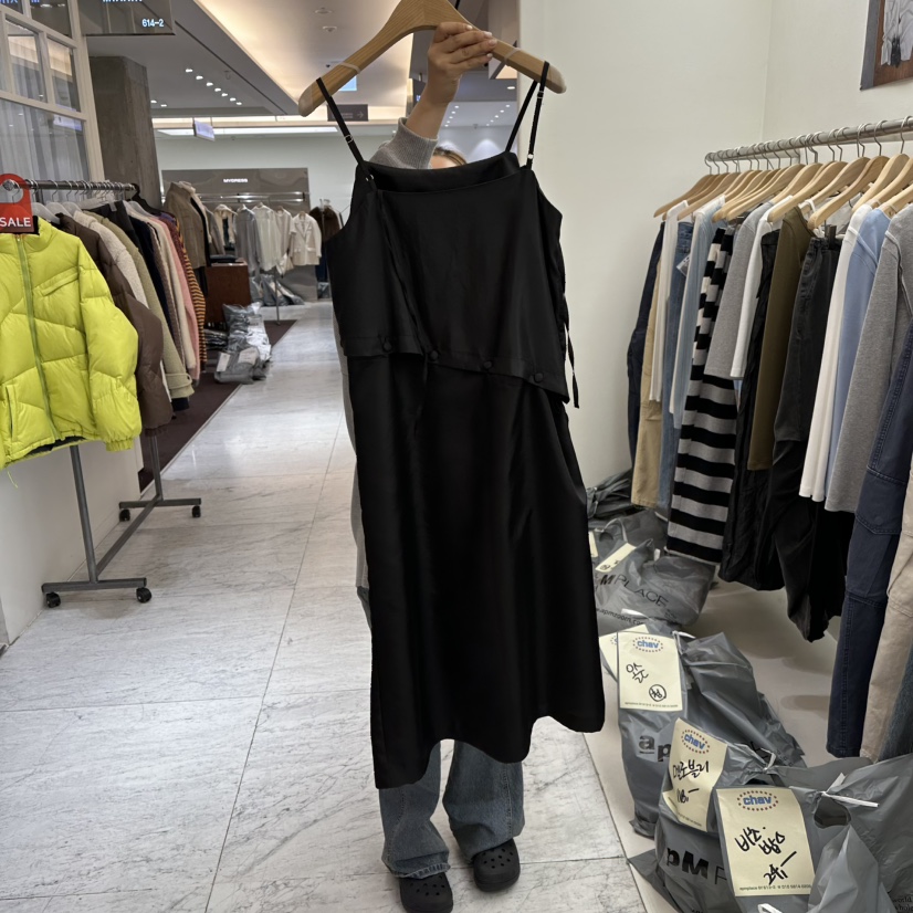 CHAV東大門直郵女士新款職業休閑26春夏時尚真品推薦連衣裙CHAV連衣裙