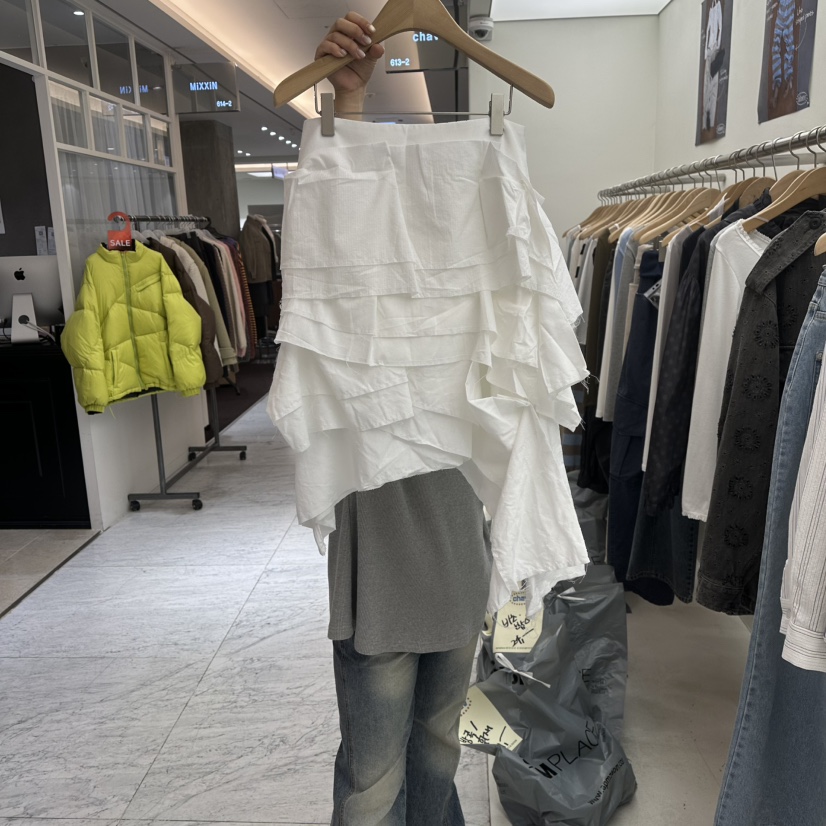 CHAV韓國代購女裝新款休閑熱賣26春夏推薦真品職業時尚短裙CHAV短裙圖色1