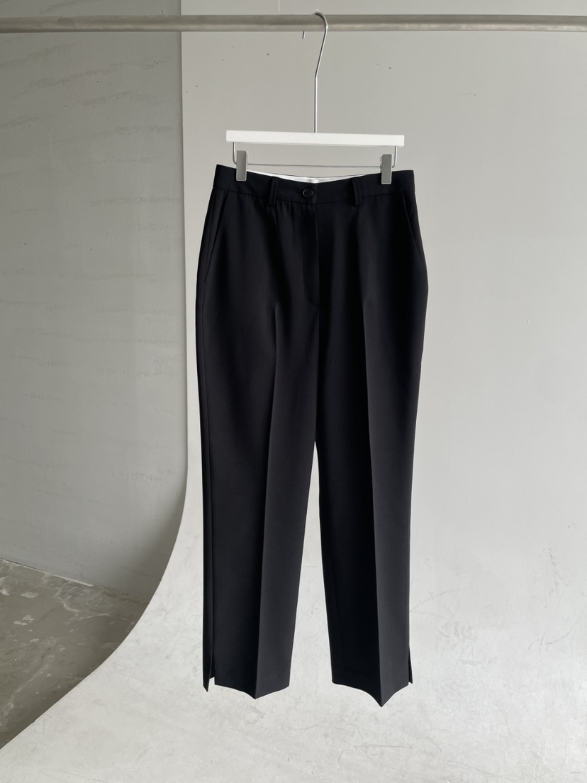 URBANE cloth韓國代購女裝新品時尚人氣推薦真品26春夏休閑褲URBANE cloth休閑褲圖色2黑色