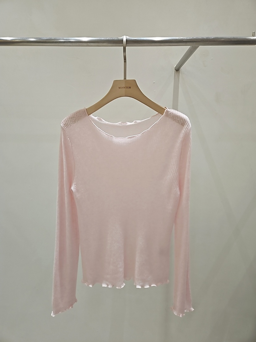 MONTER東大門實拍女裝新款職業人氣推薦熱賣26春夏長袖T恤MONTER長袖T恤圖色3