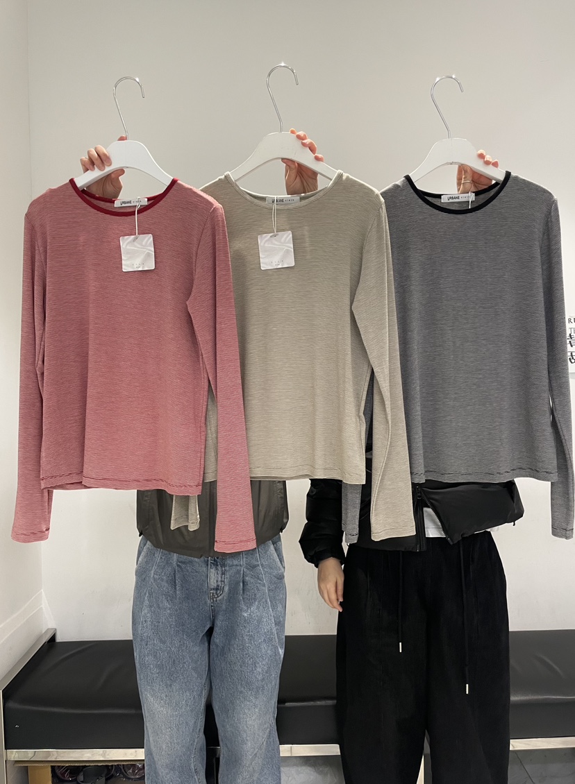 URBANE cloth東大門代購女士新款職業真品休閑熱賣長袖T恤URBANE cloth長袖T恤
