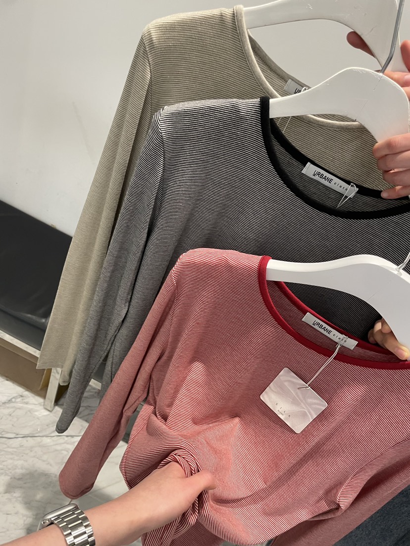 URBANE cloth東大門代購女士新款職業真品休閑熱賣長袖T恤URBANE cloth長袖T恤