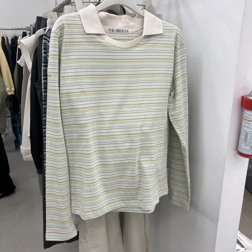 BREATHE東大門直郵女裝新品休閑真品推薦26春夏時尚長袖T恤BREATHE長袖T恤圖色1