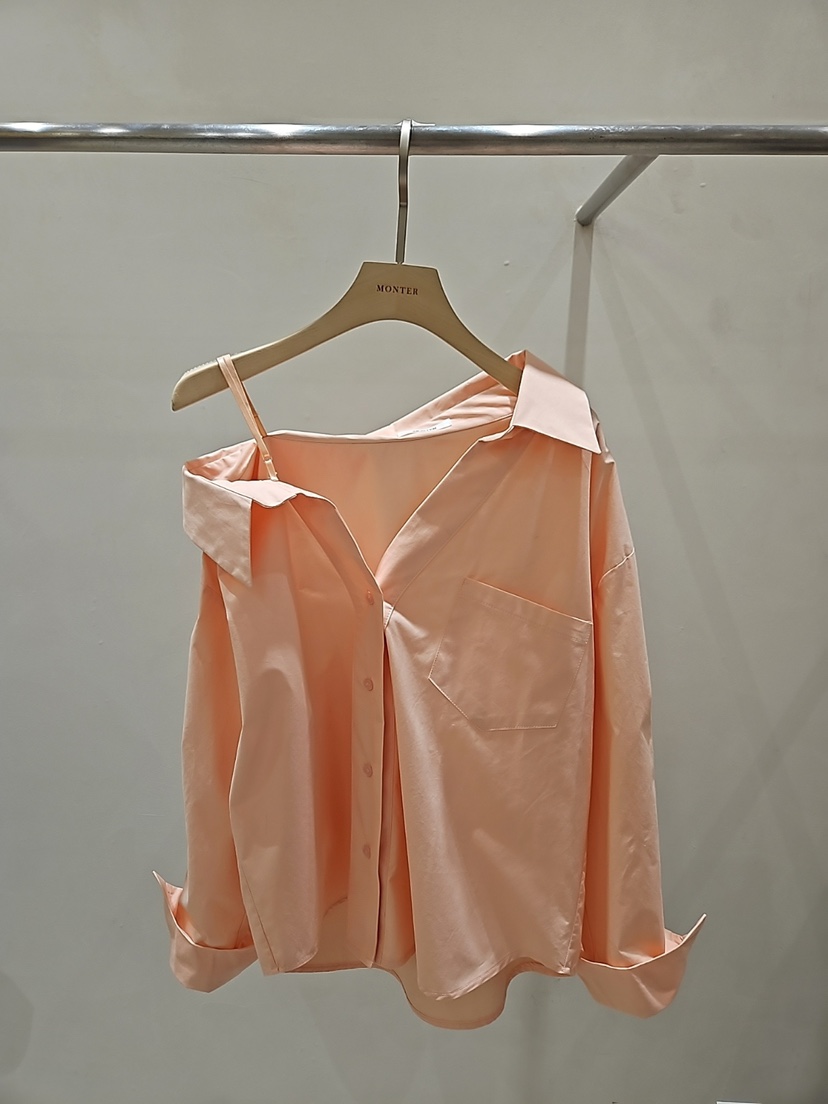 MONTER韓國直郵女裝新品時尚26春夏推薦休閑職業襯衫蕾絲衫MONTER襯衫/蕾絲衫圖色3