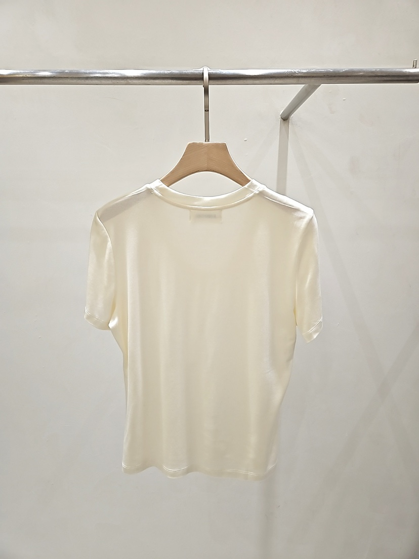 MONTER東大門直郵女士新品26春夏人氣時尚職業熱賣T恤絲綢MONTERT恤