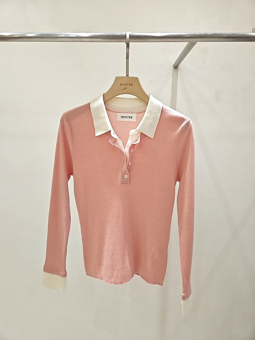 MONTER東大門實拍女裝新款職業熱賣真品休閑26春夏針織衫MONTER針織衫圖色2