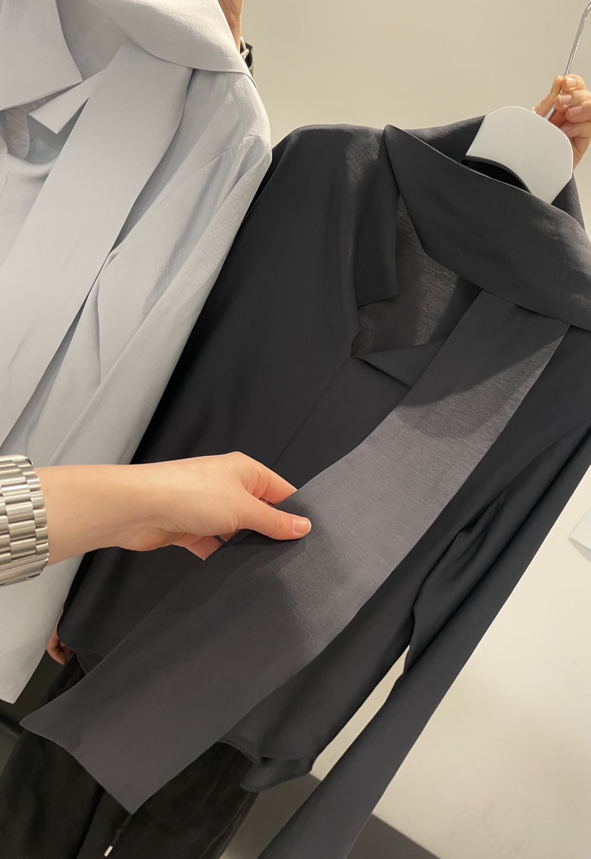 URBANE cloth韓國直郵女裝新品休閑時尚26春夏襯衫蕾絲衫系帶URBANE cloth襯衫/蕾絲衫