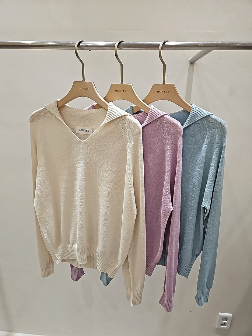 MONTER東大門實拍女裝新款真品休閑26春夏職業推薦針織衫MONTER針織衫