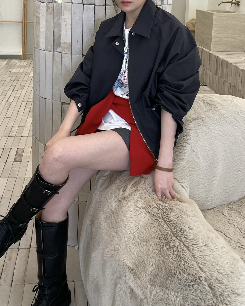 ALLVIBE東大門代購女士新品真品推薦26春夏職業時尚夾克棉布ALLVIBE夾克