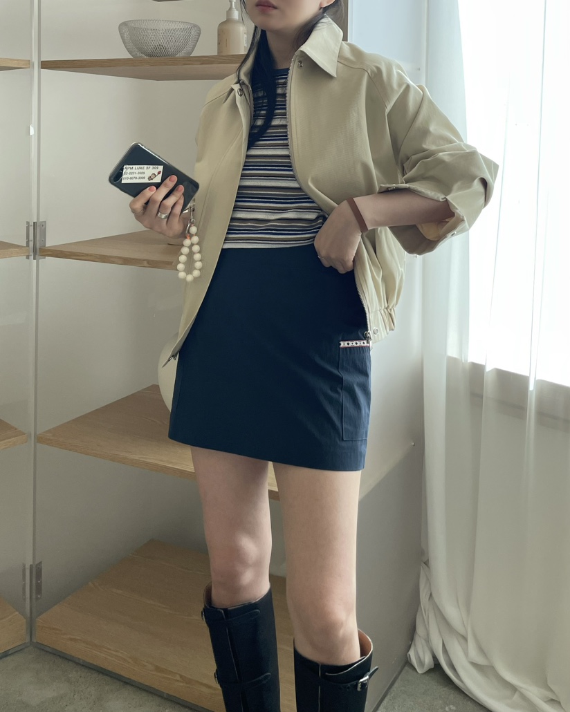 ALLVIBE東大門代購女士新品真品推薦26春夏職業時尚夾克棉布ALLVIBE夾克