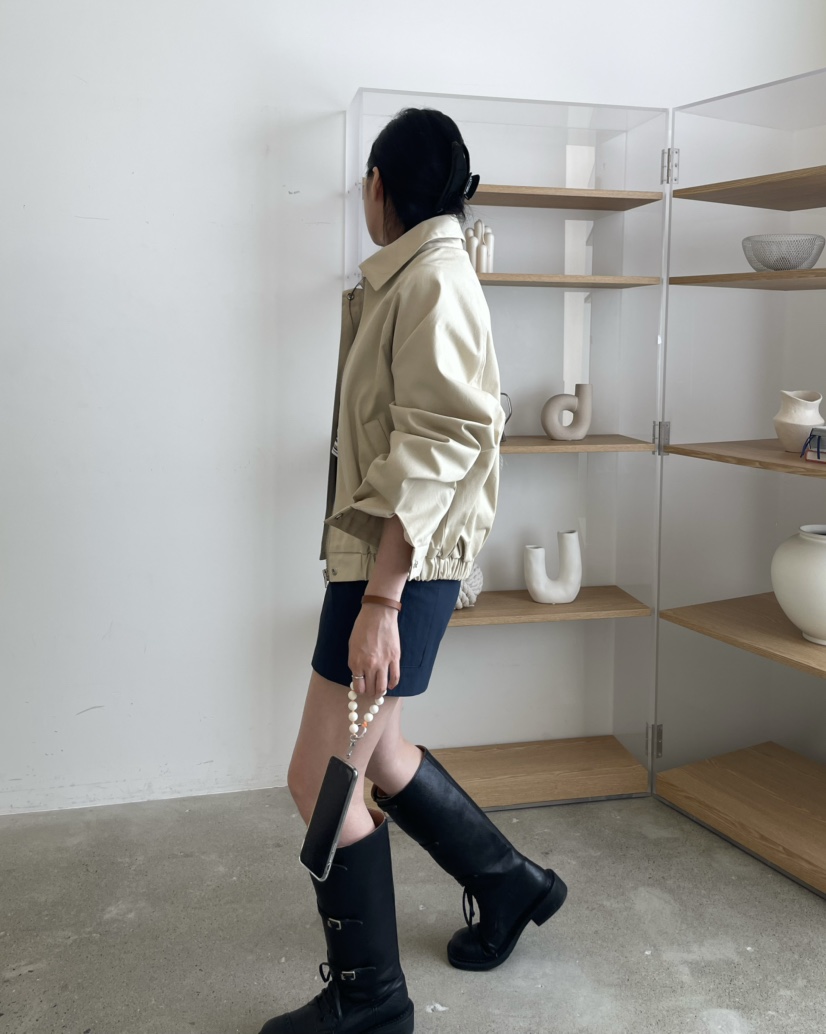 ALLVIBE東大門代購女士新品真品推薦26春夏職業時尚夾克棉布ALLVIBE夾克