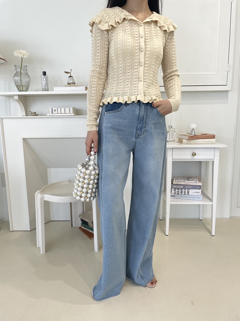 EDITION-P韓國代購女士新款推薦人氣真品熱賣26春夏牛仔褲EDITION/CHAHEE牛仔褲